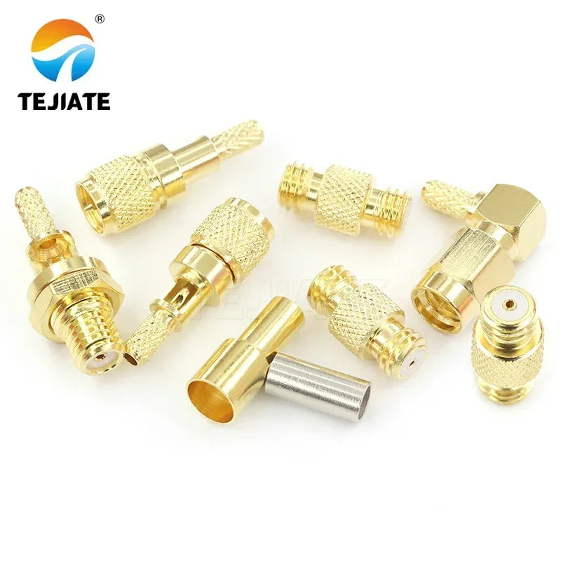 1PCS L5/M5-J/JW/KY/KK Dual Female And Male Conenctor Crimp Coaxila Cable Adapter