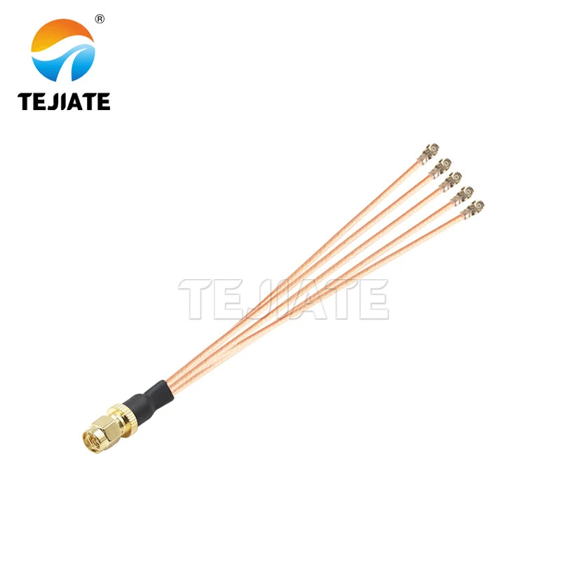 1pcs 0.1m SMA Female To 4pcs 5pcs uFL/u.FL/RF Antena UFL Seat RG178 Pigtail Cable