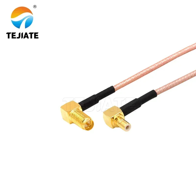 1PCS TEJIATE Adapter Cable SMB To RPSMA Type SMB-JW Convert RPSMA-KW 8-90CM 1M 1.5M 2M Length Connector RG316 Wire