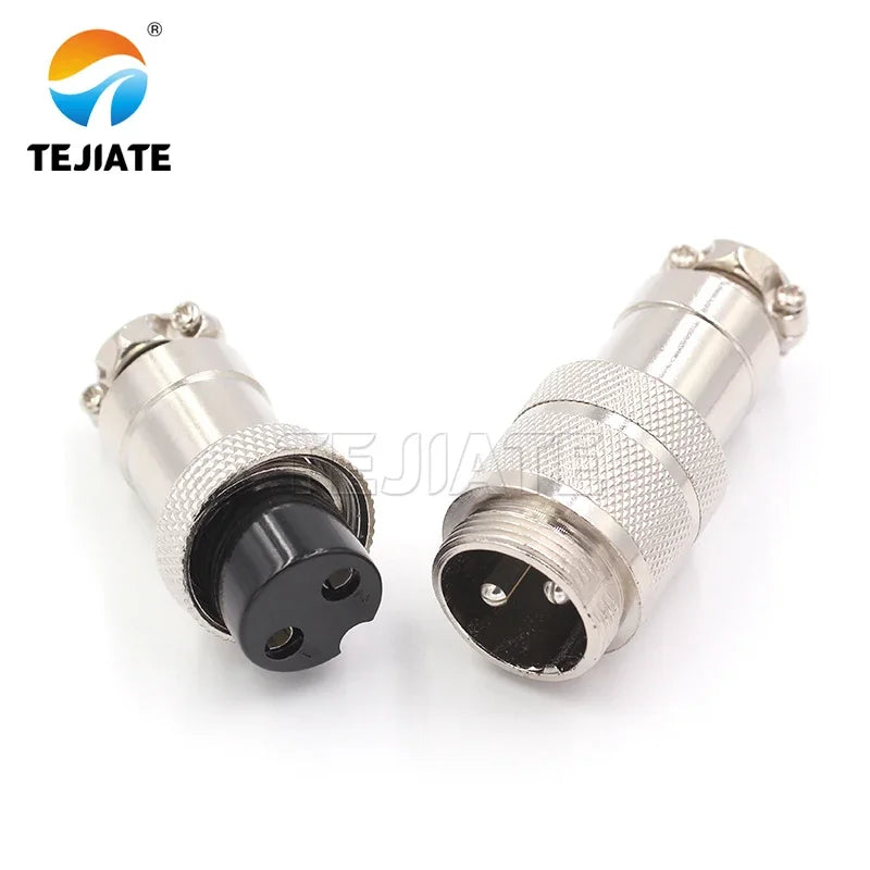 Butt-jointed aviation plug and socket GX20-2P/3/4/5/6/7/8/10/12 core 20mm butt connector