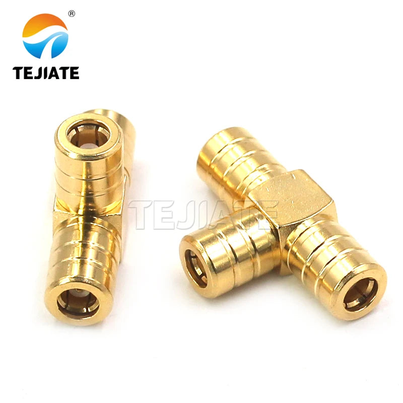 1pcs SMB three-way RF adapter SMB-KKK/KJK/JKJ one-to-two connector 50 ohm full copper gold-plated