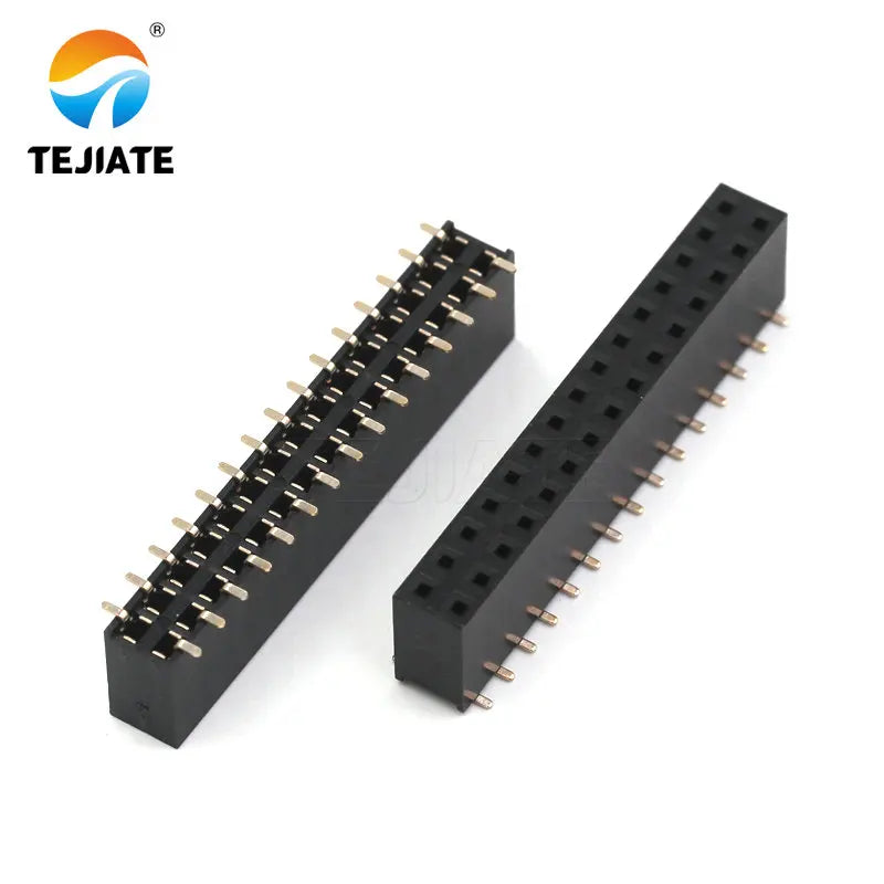 10PCS SMT double row female spacing 2.54MM 2 * 2/3/4/5/6/7/8/9/10/12/14/15/20-40P female seat