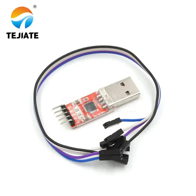 1PCS CP2102-USB To TTL-USB To Serial Port Module UART STC Downloader With 5 DuPont Lines