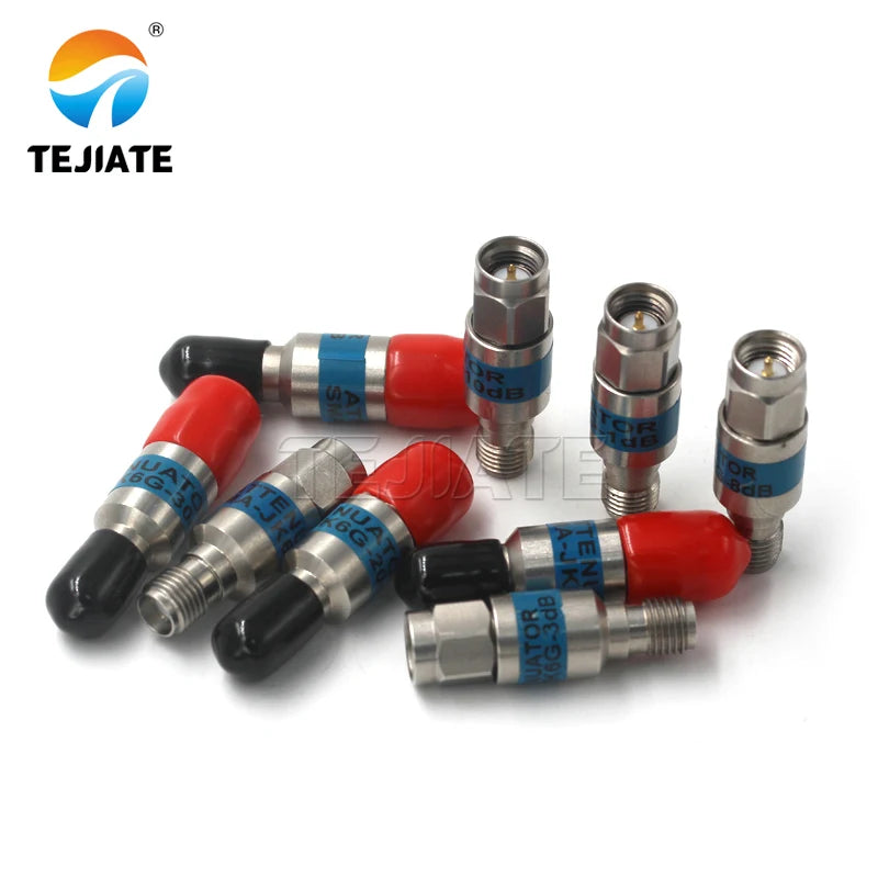 1PCS SMA attenuator SMA-JK male female 2W RF fixed coaxial attenuator 3DB 5DB 6DB to 30DB connector