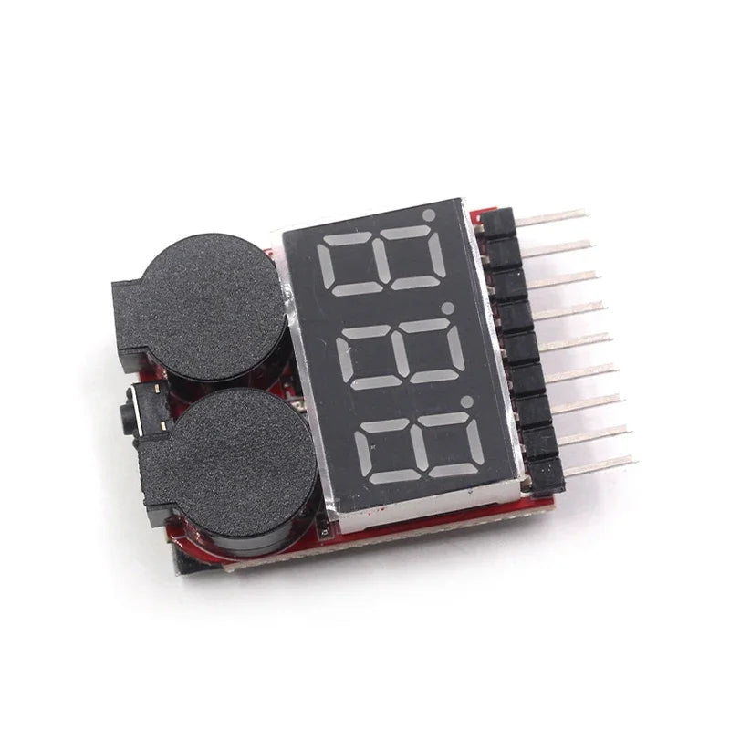 Two-in-one power display/BB sound low voltage/alarm/electric display/dual function buzzer 1-8S
