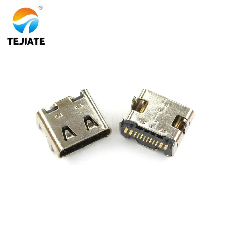5PCS type-c female socket direct insertion SMT socket USB-3.1 6P16P 4-pin high-definition transmission interface fast charging