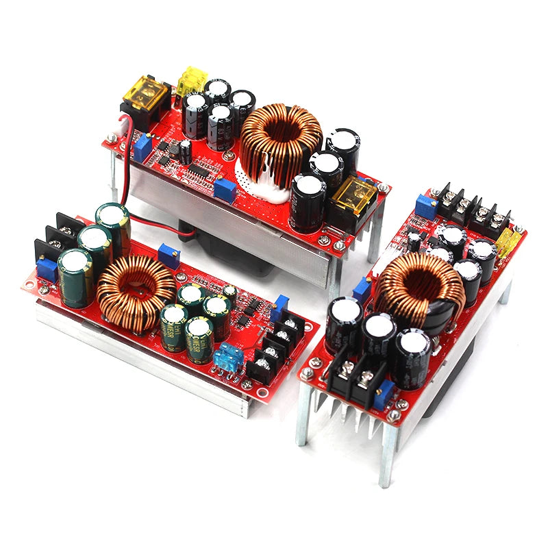 1200W/1500W high power DC-DC adjustable boost power module board 30A constant voltage and constant current car audio