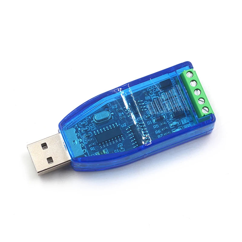 Industrial-grade usb to rs485 communication module bidirectional half-duplex serial line converter U485 TVS protection
