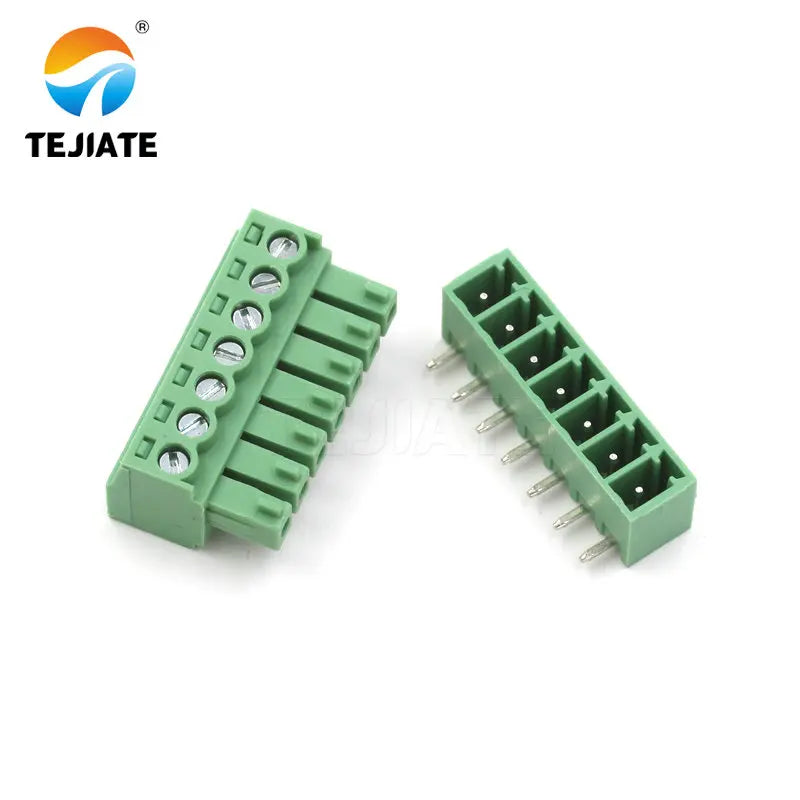KF2EDG 3.81MM Plug-In PCB Terminal Bent Pin Socket 2/3/4/5/6/7/8/9P