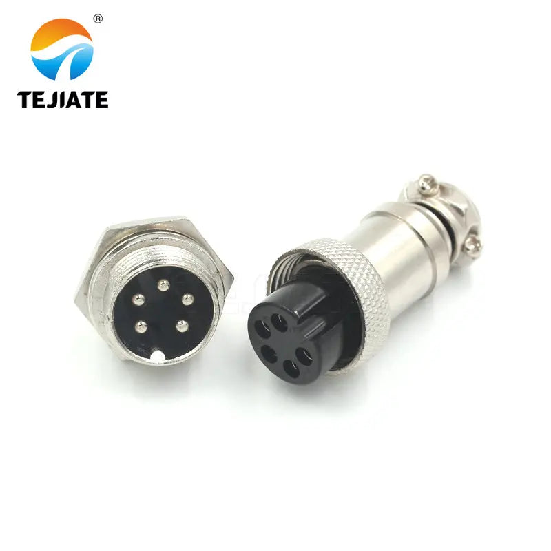 1 set of aviation plug GX16-2P/3P/4P/5P/6P/7P/8P/9P core 16mm socket aviation plug + socket