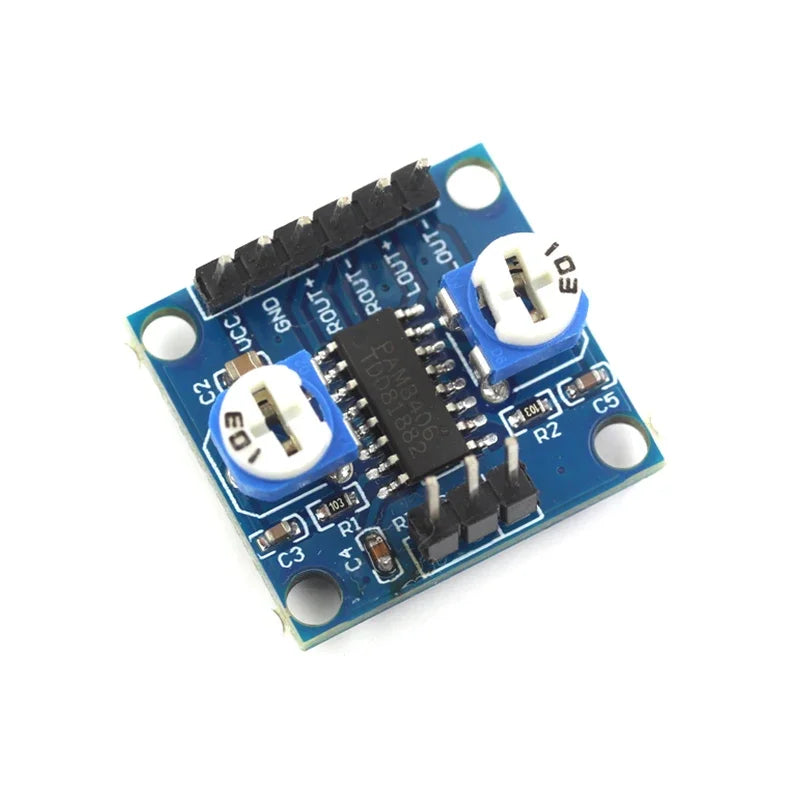 PAM8406 digital power amplifier board with volume potentiometer stereo noiseless power amplifier board module 5Wx2