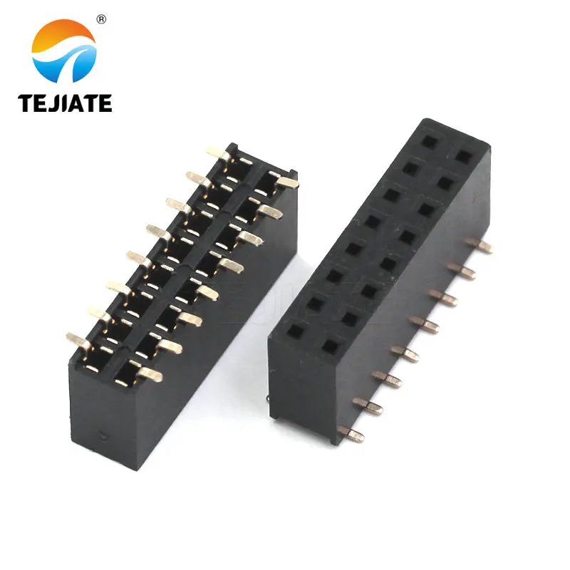 10PCS SMT double row female spacing 2.54MM 2 * 2/3/4/5/6/7/8/9/10/12/14/15/20-40P female seat