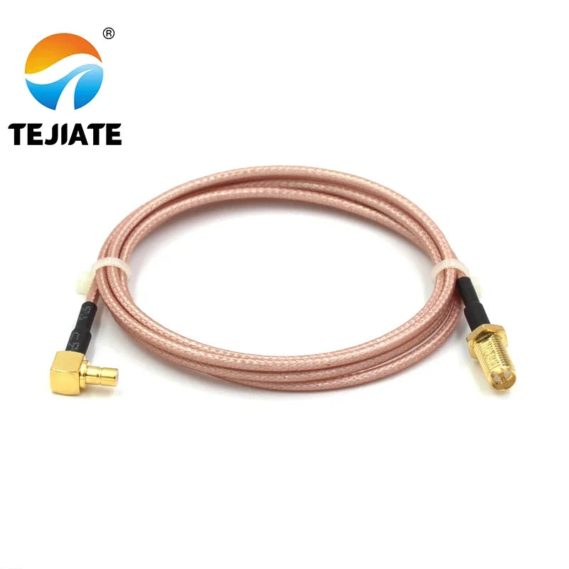 1PCS TEJIATE Adapter Cable SMB To RPSMA Type SMB-JW Convert RPSMA-KY 8-90CM 1M 1.5M 2M Length Connector RG316 Wire