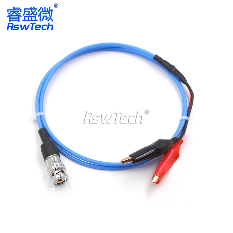 1PCS Three Coaxial BNC Male Three Card Male TRB Male Three Card Female to 2 Crocodile 1M TRRG316 oscilloscope connection line