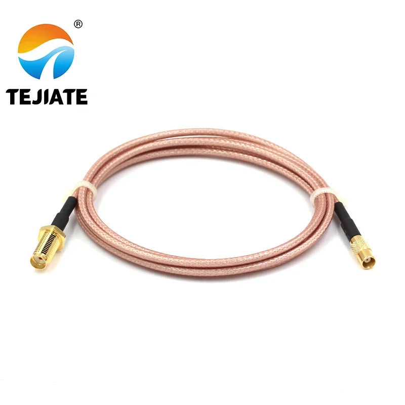 1PCS TEJIATE Adapter Cable MCX To SMA Type MCX-K Convert SMA-KY 8-90CM 1M 1.5M 2M Length Connector RG316 Wire