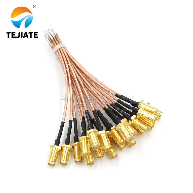 1PCS UF. L to SMA jumper SMA connector uFL/u.FL/RF Antena UFL Seat， RF Antena UFL Seat to SMA connection line RG178