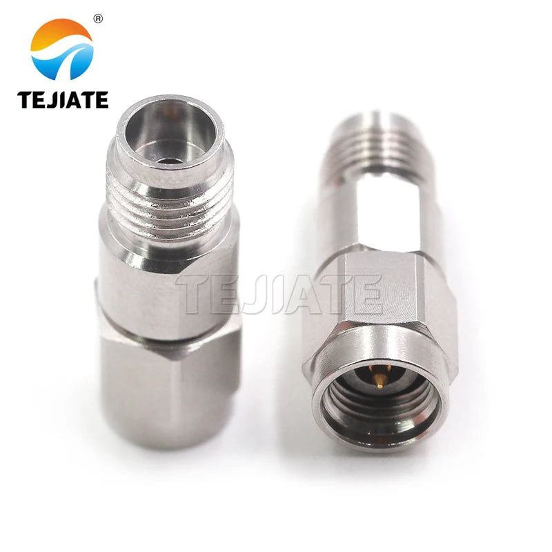 DC-40G 50G stainless steel millimeter wave 1.85mm 2.92mm 2.4mm female to male rf coaxial high frequency adapter adaptor
