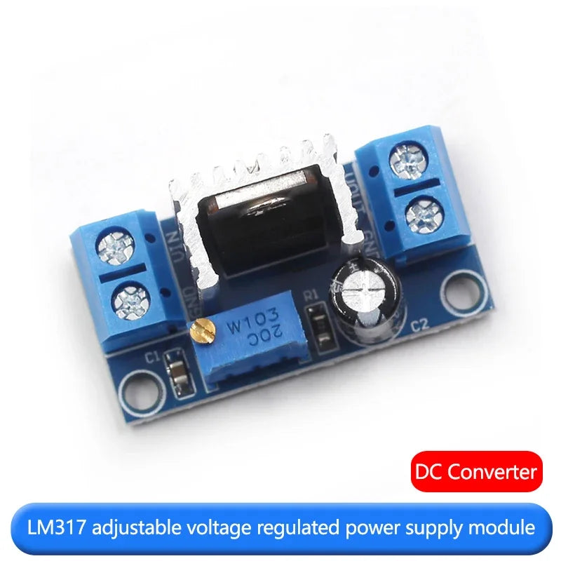 LM317 adjustable step-down voltage regulator DC-DC linear regulator electronic power module