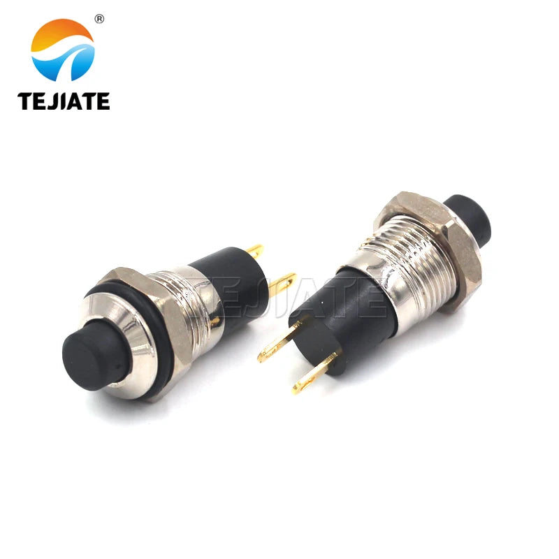 self-locking switch Metal button Waterproof button2A 36Vswitch Horn doorbell car modification