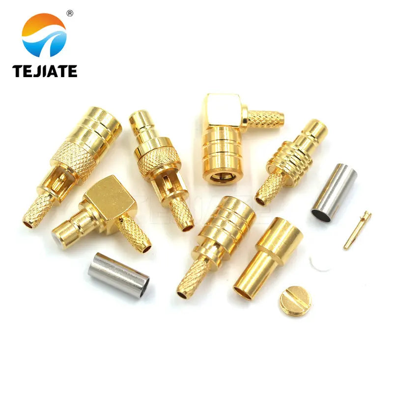 1PCS SMB Connector SMB-K/KW/J/JW-1.5 Bent Male/Female Header Press Welding RG316 Feeder Adapter
