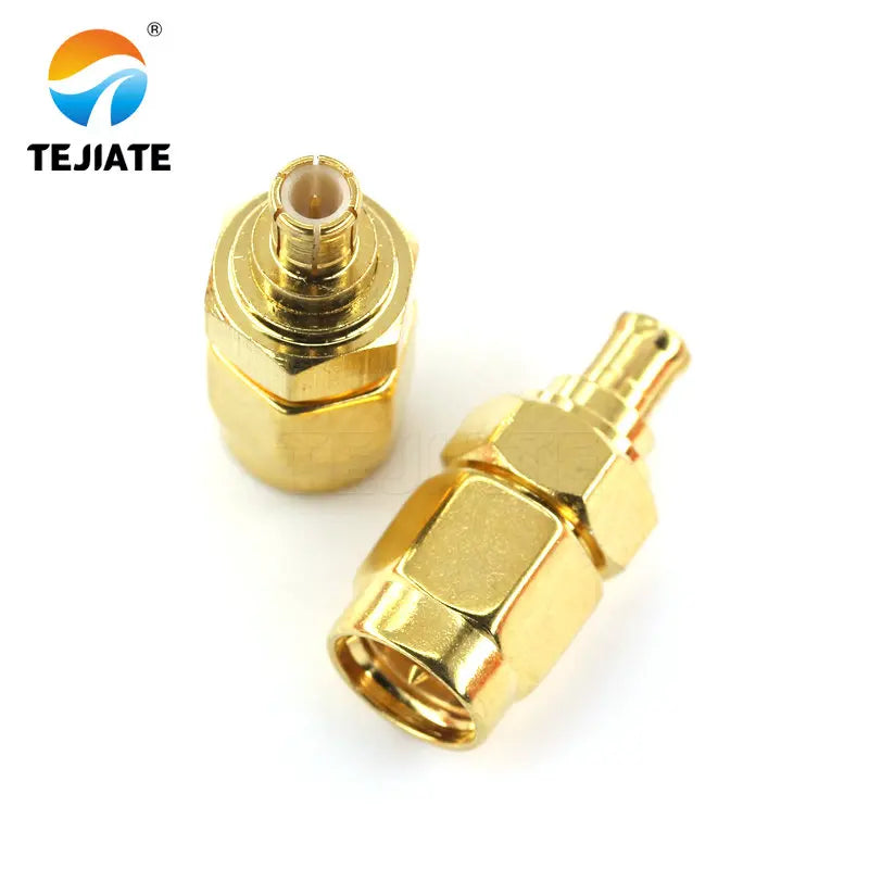 1PCS SMA to MCX MMCX adapter SMA/MCX/MMCX-J/K internal and external RF coaxial adapter connector antenna gold-plated