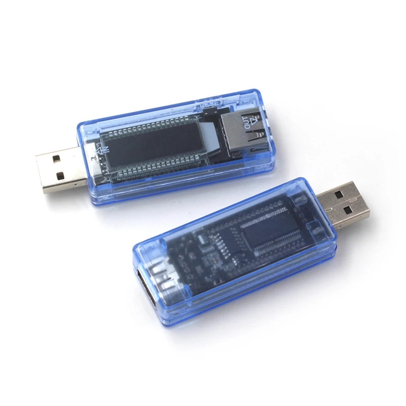 USB voltage and ammeter battery capacity test