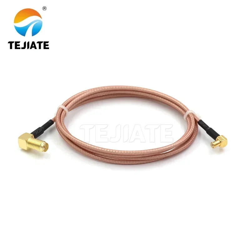 1PCS TEJIATE Adapter Cable MCX To RPSMA Type MCX-JW Convert RPSMA-KW 8-90CM 1M 1.5M 2M Length Connector RG316 Wire