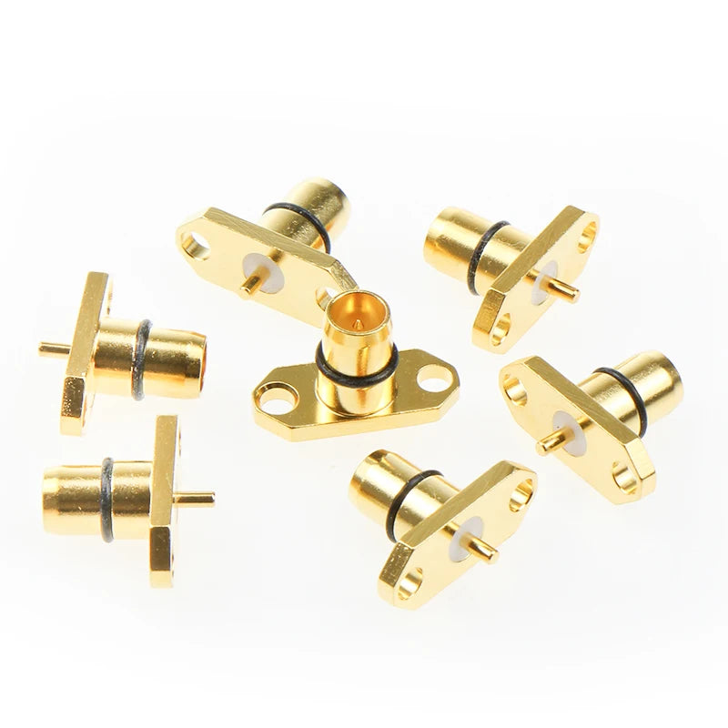 1pcs BMA-JFD RF Connector with Rhombus 2-Hole Flange BMA-JF Microstrip Base Diamond-shaped 2-Hole Base for Electronic Components