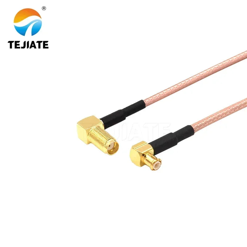 1PCS TEJIATE Adapter Cable MCX To SMA Type MCXJW Convert SMAKW 8-90CM 1M 1.5M 2M Length Connector RG316 Wire