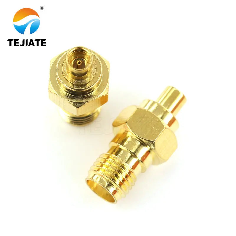 1PCS SMA to MCX MMCX adapter SMA/MCX/MMCX-J/K internal and external RF coaxial adapter connector antenna gold-plated