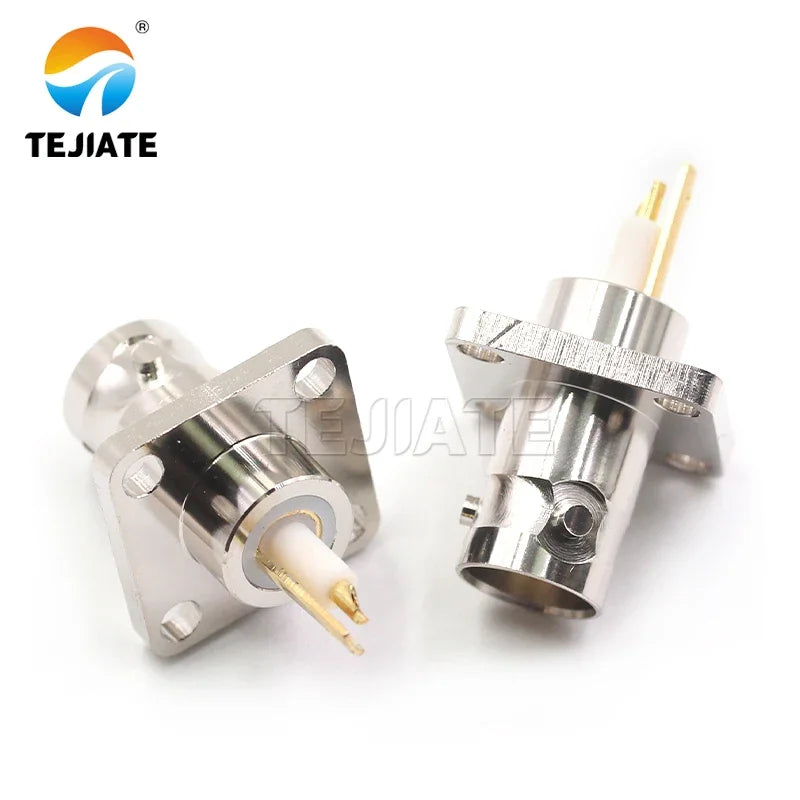 BJ77 triaxial BNC-KF TRB-KF 4-hole flange fixed 1553B bus socket