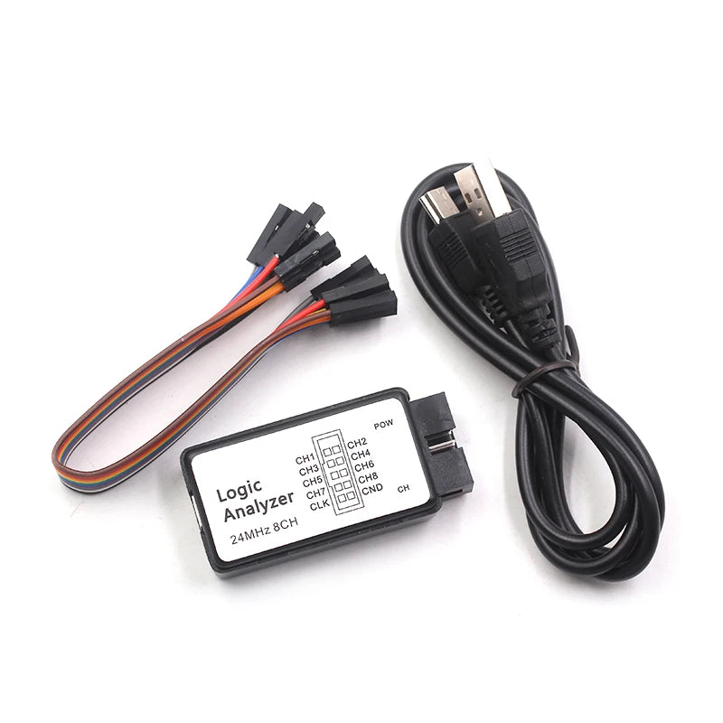 USB Logic Analyzer MCU ARM FPGA Debug Tool 24M Sampling 8 Channels Conversion Module