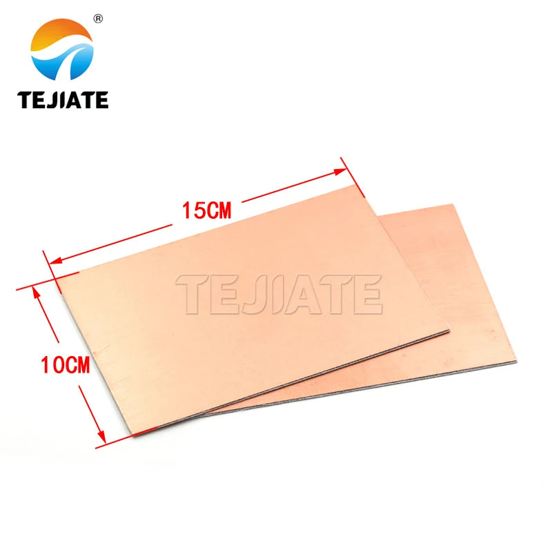 Single-sided and double-sided copper clad laminate PCB circuit board 10*15*20*30CM single-sided and double-sided glass fiber cop