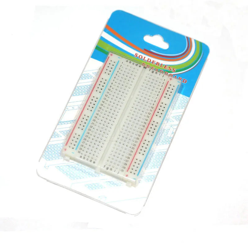 breadboard SYB-130 SYB-170 SYB-500 MB-102 170 400 700 760 830 840 1600 hole power module 1/2 way jump wire jumpers free Splice