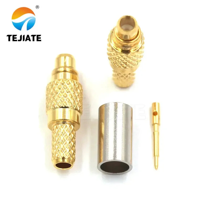1PCS MMCX-J-K-JW-1.5 Feeder Connector Inner Pin Crimping Adapter Match For RG316 Bent Header