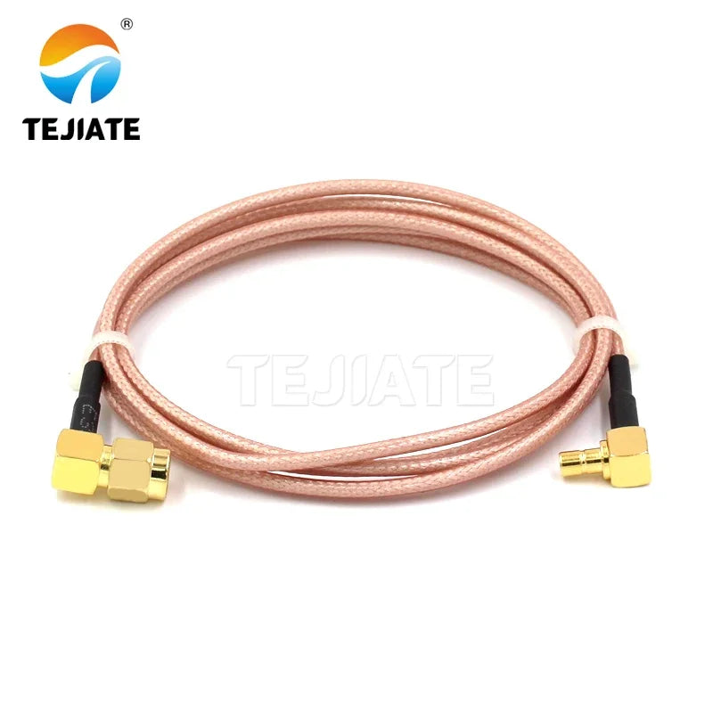 1PCS TEJIATE Adapter Cable SMB To RPSMA Type SMB-JW Convert RPSMA-JW 8-90CM 1M 1.5M 2M Length Connector RG316 Wire
