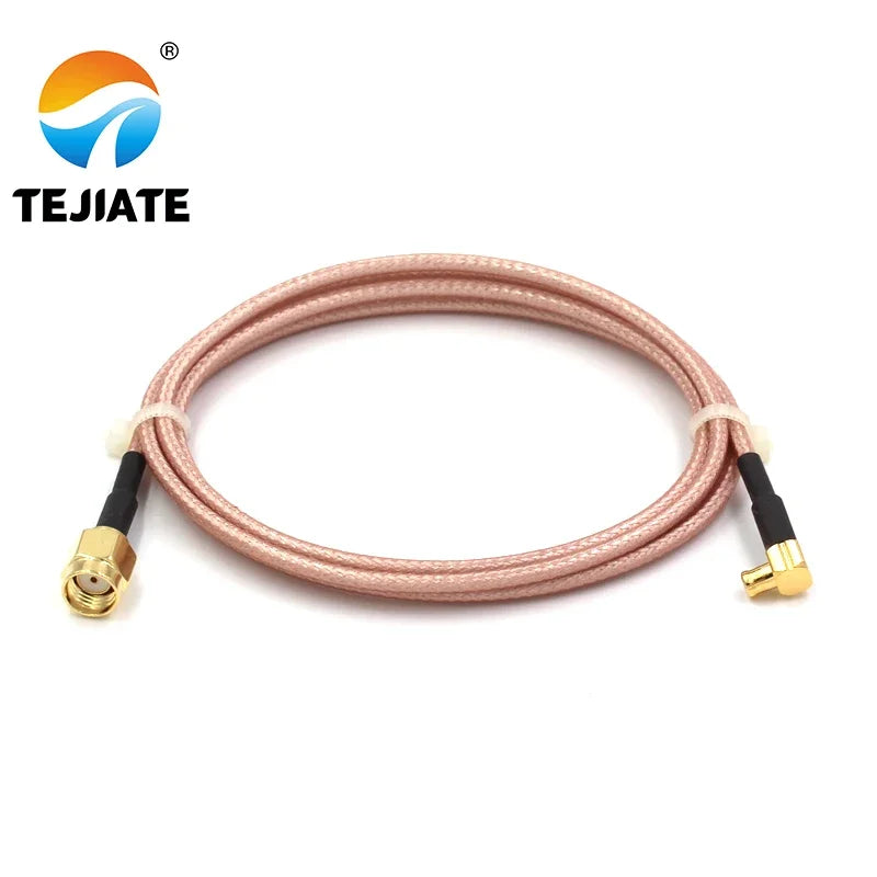 1PCS TEJIATE Adapter Cable MCX To SMA MCX-JW Convert RPSMA-J 8-90CM 1M 1.5M 2M Length Connector RG316 Wire