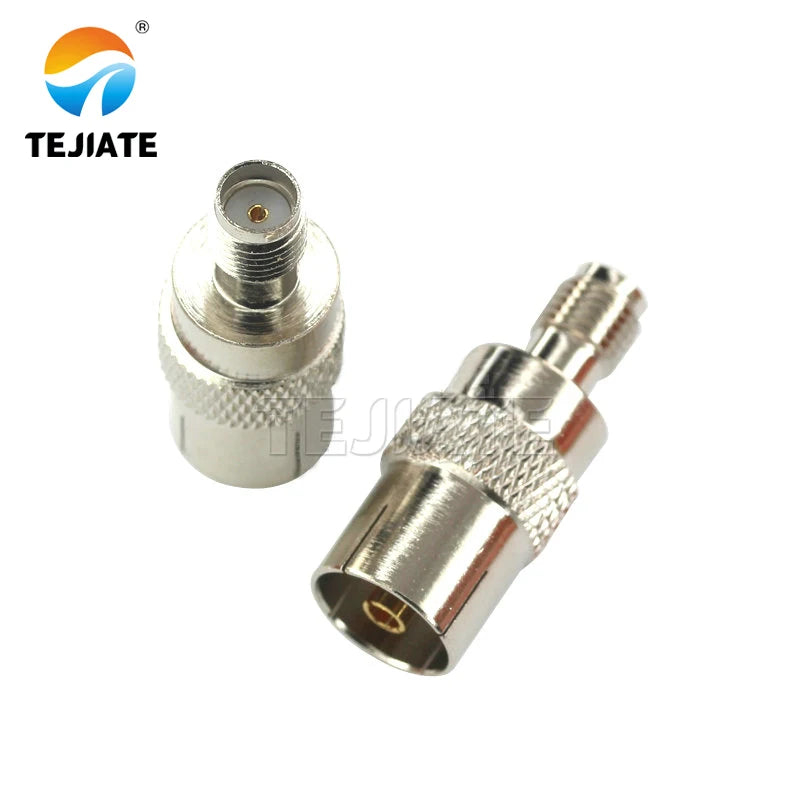 1PCS SMA to TV adapter SMA-TV-KJ extension stem internal and external nickel plated RF coaxial connector testing