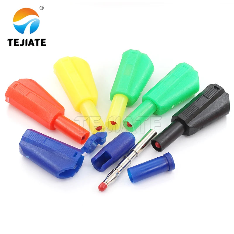 4mm banana plug 4mm jack stackable nickel-plated lantern flower type connector test plug