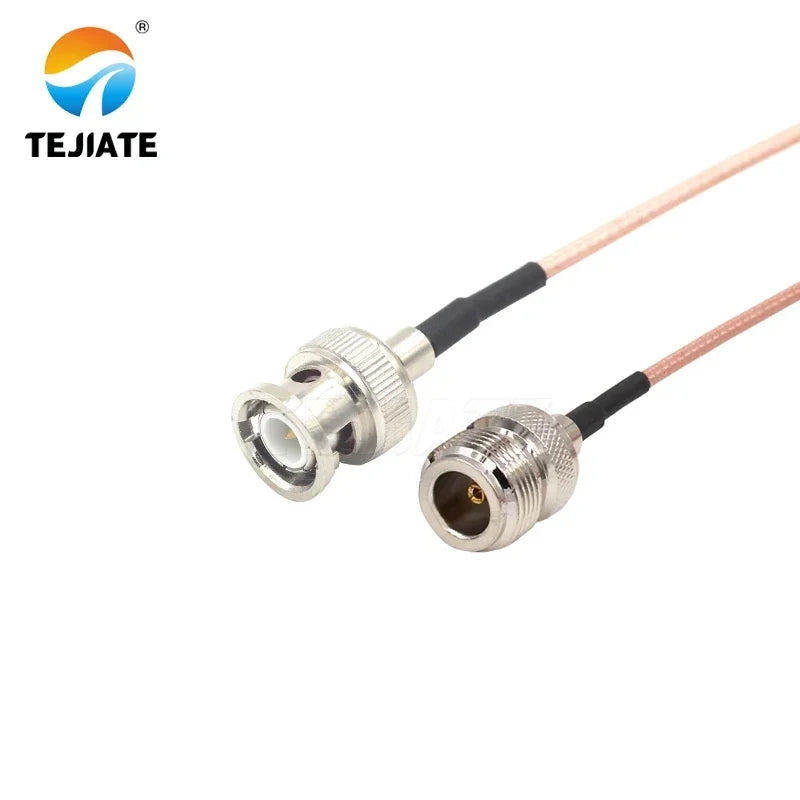 1PCS TEJIATE Adapter Cable N To BNC Type NK Convert BNCJ 8-90CM 1M 1.5M 2M Length Connector RG316 Wire