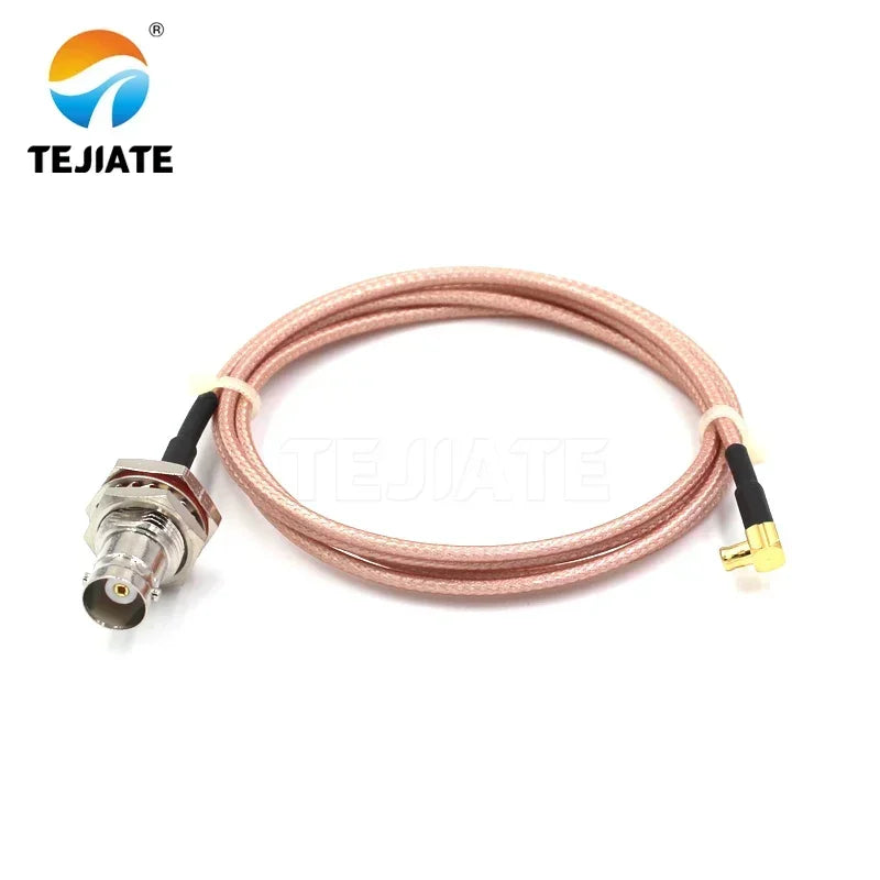 1PCS TEJIATE Adapter Cable BNC To MCX Type BNCK Convert MCXJW 8-90CM 1M 1.5M 2M Length Connector RG316 Wire