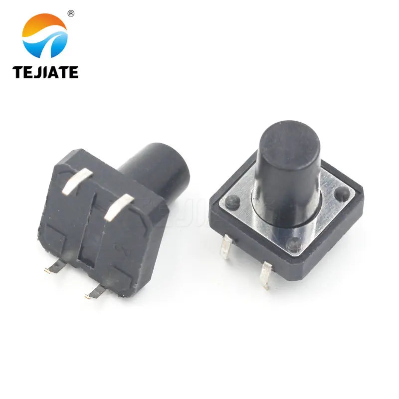 10PCS Direct-insertion Vertical 4 legs Touch Key Microswitch Erect 4 Foot Button Switch 12*12*4.3/5/5.5/7/7.5/8/9/10/12/13/15MM