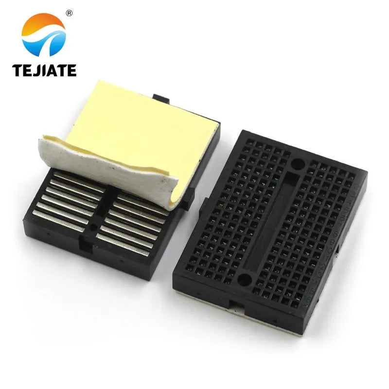 2PCS SYB-170 Universal Solderless Prototype Breadboard 170 tie-points Mini Breadboard DIY Kit White black Red yellow blue green