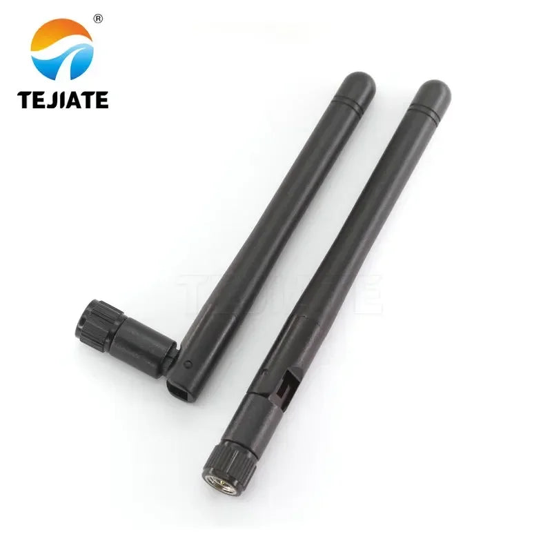 5PCS GPRS/GSM SMA 6/8/10/10.5/11CM Glue Antenna Straight/Bent Header Inner Pin/Hole Four Frequency High Gain Kit Black