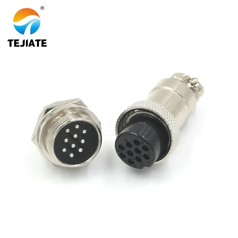 1 set of aviation plug GX20-2P/3P/4P/5P/6P/7P/8P/9P/10P/12P core 20mm socket aviation plug + socket