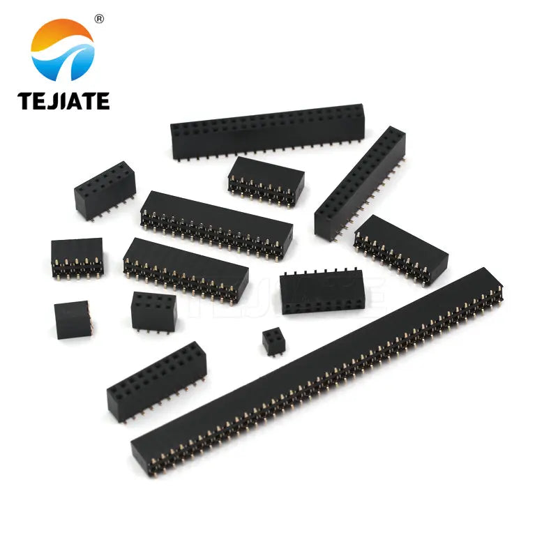 10PCS SMT double row female spacing 2.54MM 2 * 2/3/4/5/6/7/8/9/10/12/14/15/20-40P female seat