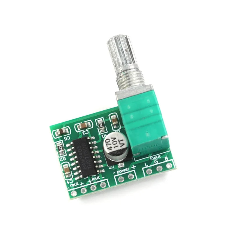 PAM8403 mini 5V digital small power amplifier board module can be powered by USB speaker audio circuit board amplifier motherboa