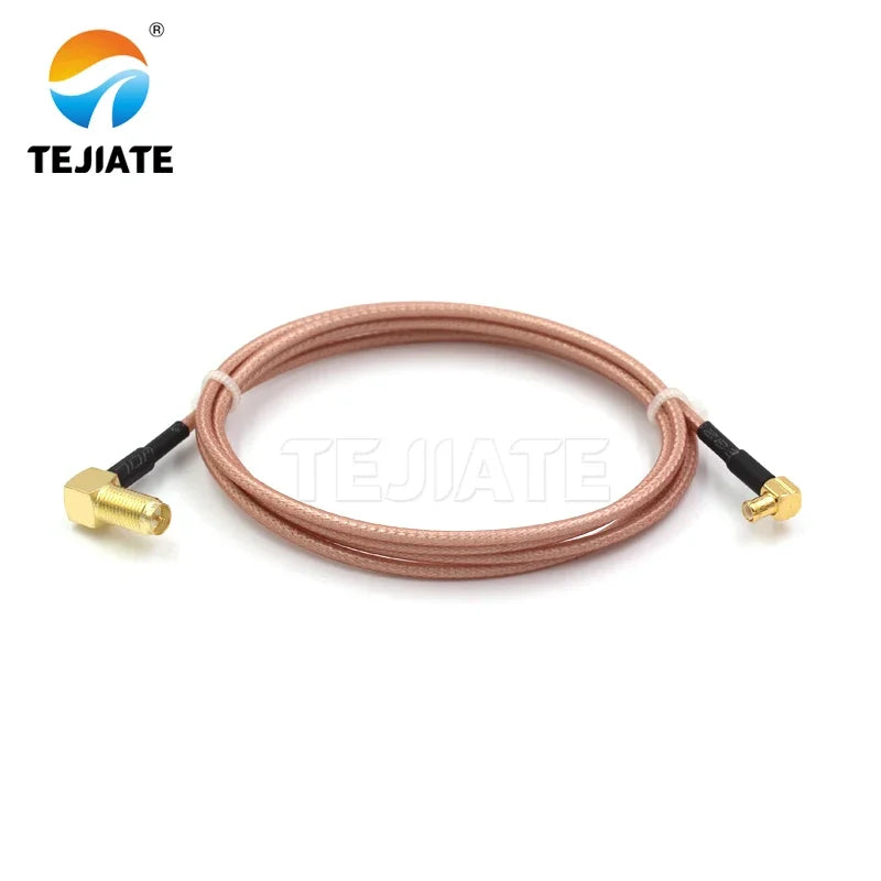 1PCS TEJIATE Adapter Cable MCX To RPSMA Type MCX-JW Convert RPSMA-KW 8-90CM 1M 1.5M 2M Length Connector RG316 Wire