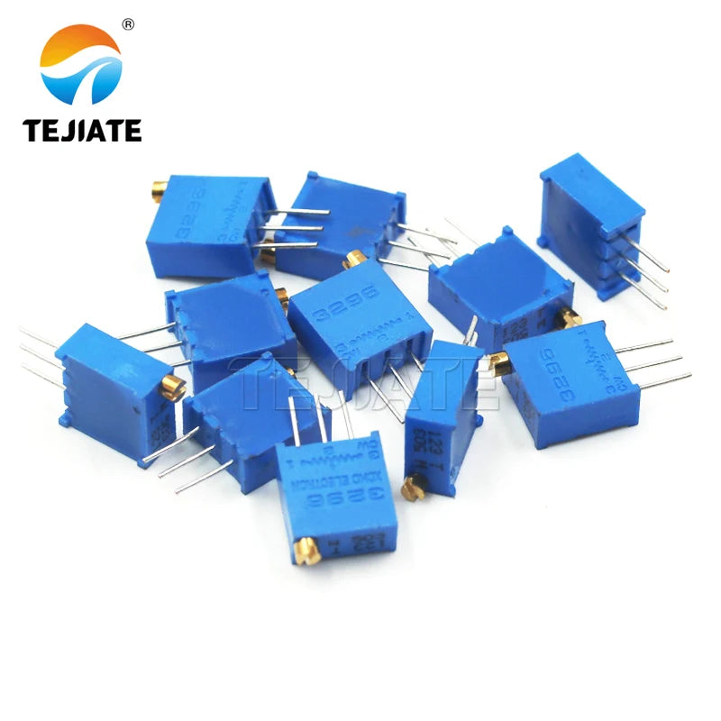 5PCS 3296W potentiometer trimmer resistor 10R 20R 50R 100R 200R 500R 1K 2K 5K 10K 20K  1M 2M