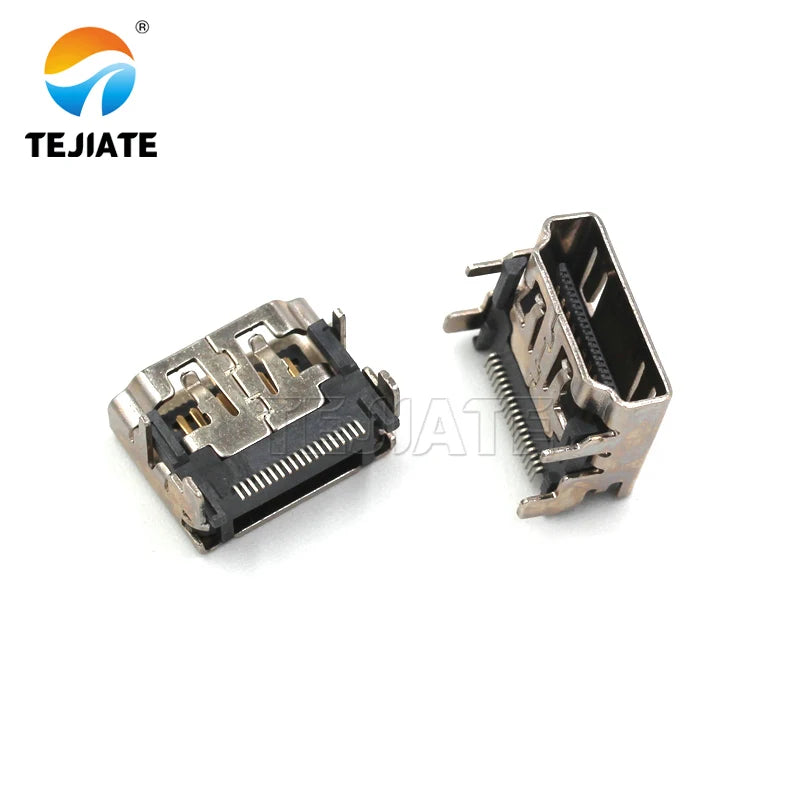 HDMI high-definition connector male splint female seat ordinary gold-plated 19P1.6 splint male HDMI plug